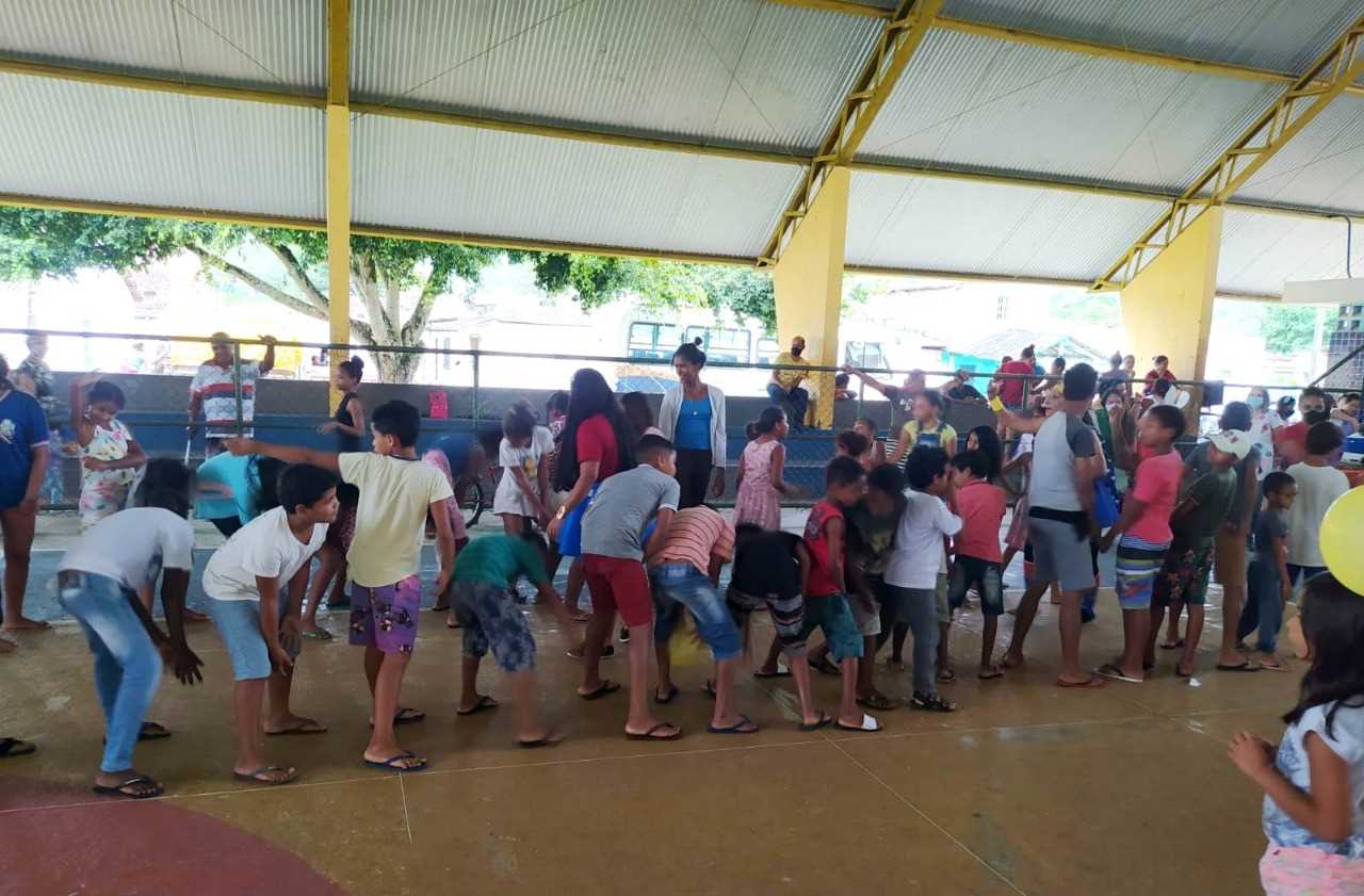 Camacã: Caravana da Alegria leva diversão para as crianças de Jacareci e Assentamento Nova Ipiranga